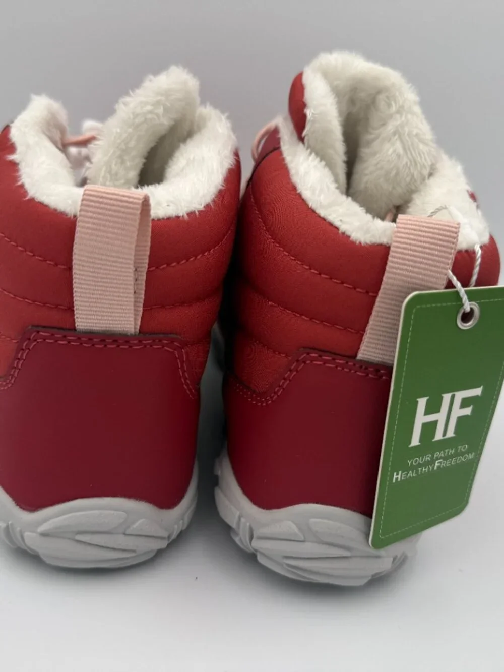 NWT Hike Footwear Lorax Comfort Red Barefoot Winter Boots Sz 41 US W 10/M 8.5